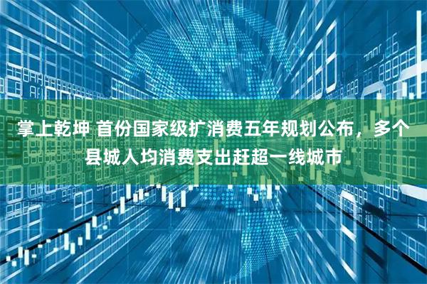 掌上乾坤 首份国家级扩消费五年规划公布，多个县城人均消费支出赶超一线城市
